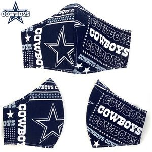 DALLAS COWBOYS Football Face Mask One Size